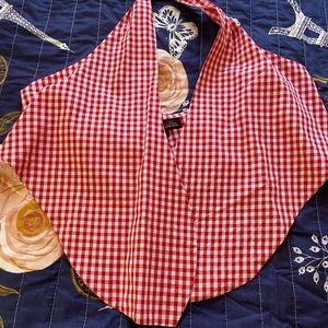 Trashy Diva Gingham Print top